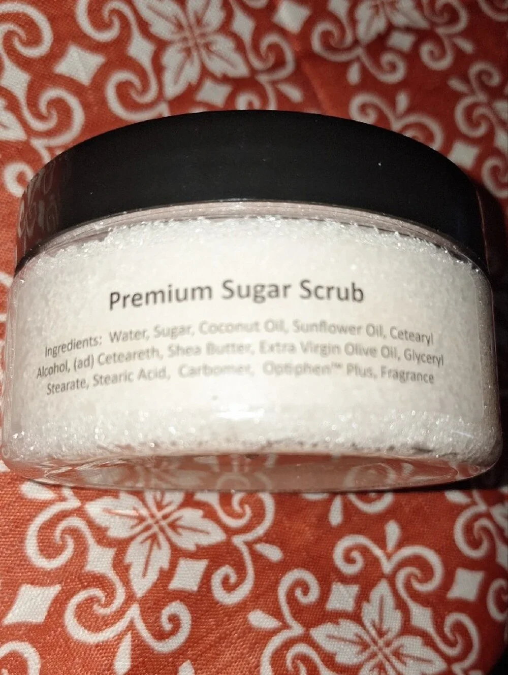 Asian Tea Blossom Premium Sugar Scrub - White